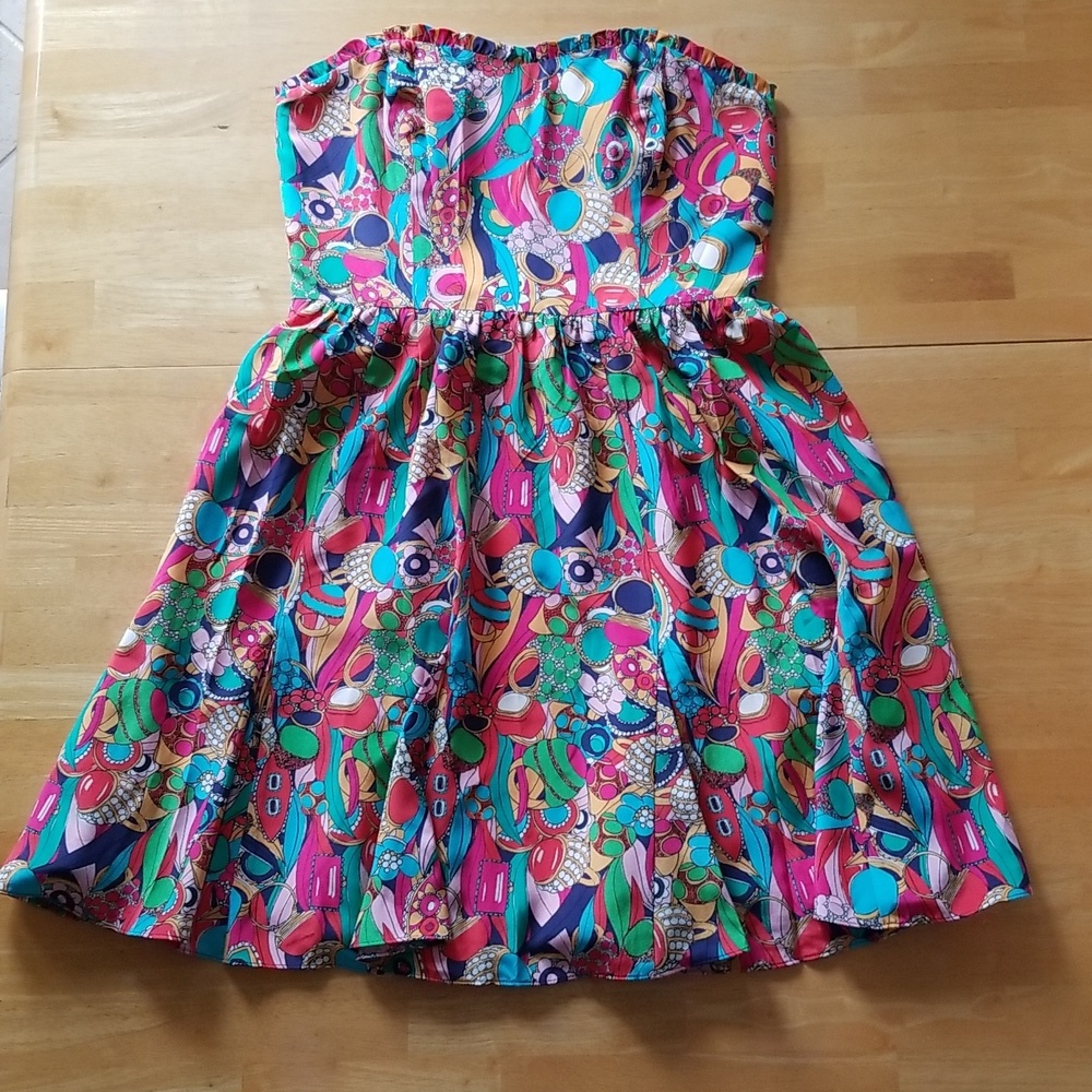Lilly Pulitzer Silk Bling My Chimes Angie Dress Size 6 - Picture 4 of 15
